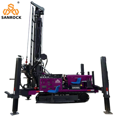 390m 500m Rig de perforación de agua Crawler máquina de perforación de pozos de agua con motor Yuchai