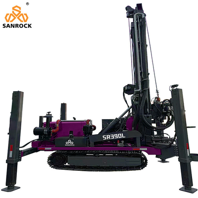 390m 500m Rig de perforación de agua Crawler máquina de perforación de pozos de agua con motor Yuchai