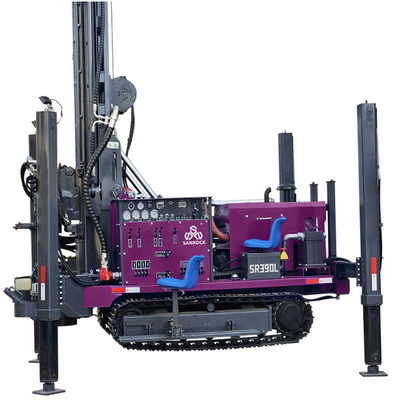 390m 500m Rig de perforación de agua Crawler máquina de perforación de pozos de agua con motor Yuchai