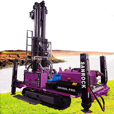 390m 500m Rig de perforación de agua Crawler máquina de perforación de pozos de agua con motor Yuchai