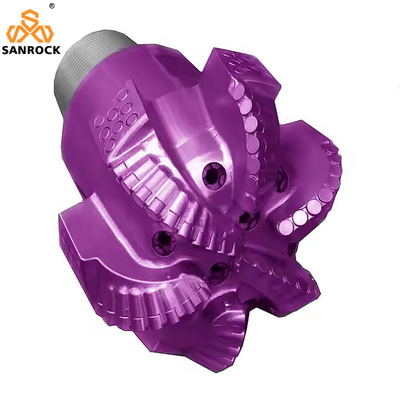 API PDC Perforación de petróleo Bit Herramientas de perforación de roca 6 cuchillas Matriz Cuerpo Diamante PDC Bit