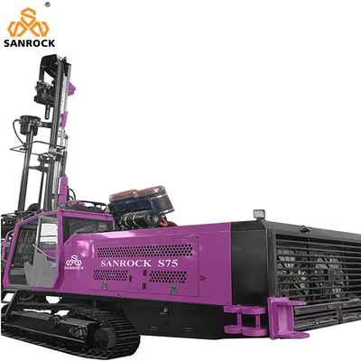 Máquina de perforación de agujeros de explosión de roca 264KW Máquina de perforación hidráulica integrada diesel