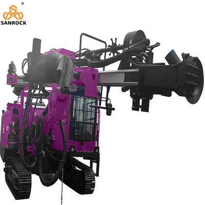 SANROCK Recolección de polvo Rig de perforación DTH Equipo de minería Máquina de perforación hidráulica Rig de perforación integrada