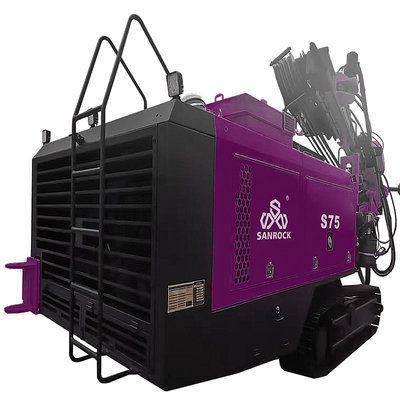 SANROCK Recolección de polvo Rig de perforación DTH Equipo de minería Máquina de perforación hidráulica Rig de perforación integrada