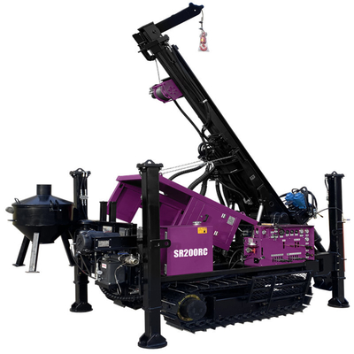 Equipo de la plataforma de perforación de núcleo Torque giratorio 6000N. M Máquina de perforación de la plataforma de perforación de circulación inversa hidráulica