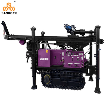 Máquina de perforación RC de circulación inversa Rig de perforación de núcleo de alto rendimiento Rig de perforación hidráulica portátil