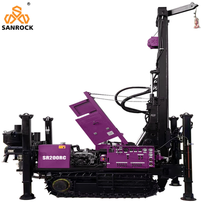Máquina de perforación de exploración geológica de circulación inversa RC Rig de perforación portátil de núcleo de muestra Rig de perforación