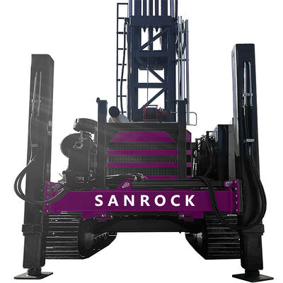 Máquina de perforación de pozos de agua profunda de 700 m Máquina de perforación de pozos hidráulica Motor portátil