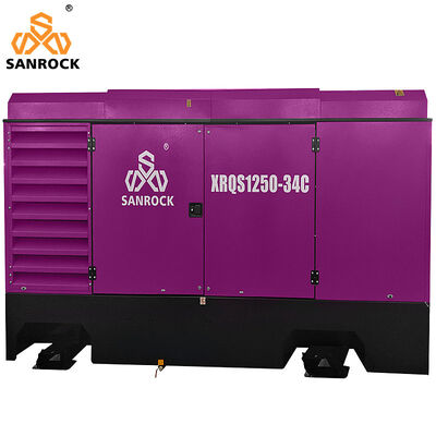 Compresor de aire de tornillo del motor de  Compresor de aire de perforación de pozos de agua Compresor de aire de máquina Compresor de aire portátil Fabricante