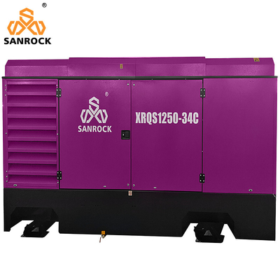 Compresor de aire estacionario tornillo 410kw Máquina de compresión de aire para minería diesel