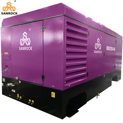 Compresor de aire estacionario tornillo 410kw Máquina de compresión de aire para minería diesel
