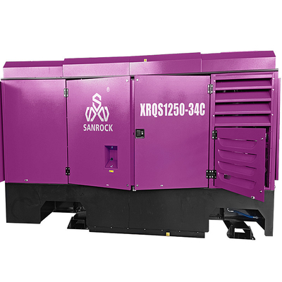 Compresor de aire estacionario tornillo 410kw Máquina de compresión de aire para minería diesel