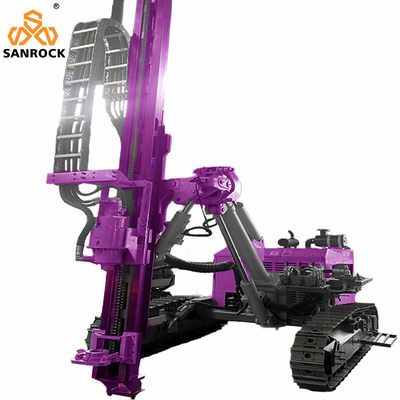 Minería DTH Rig de perforación de 30m agujero de perforación máquina de perforación de rastreador hidráulico abajo el agujero de perforación
