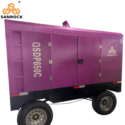 Compresor de aire de tornillo Máquina de energía diesel 194kw Compresor de aire de accionamiento de tornillo Compresor de aire móvil para la venta