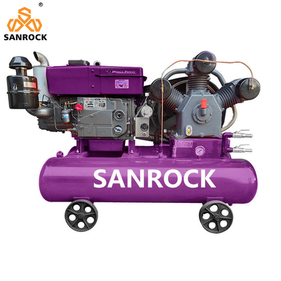 Mini compresor de aire portátil 11KW / 15KW / 18.5KW / 22KW Compresor de aire de pistón impulsado por cinturón de la máquina industrial