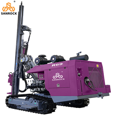 Máquina de perforación hidráulica DTH Máquina de minería Superficie hacia abajo Máquina de perforación de agujeros