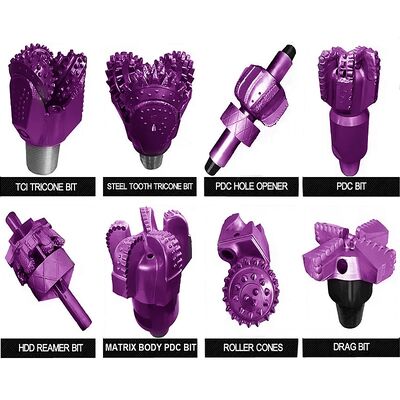 PDC de acero de alto manganeso perforación bit Petróleo campo de perforación bites cuadrado Taper API PDC perforación bit