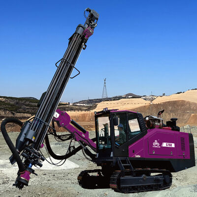 Perforadora hidráulica DTH con par de rotación de 5500 N.m, maquinaria minera, equipo de perforación integrado