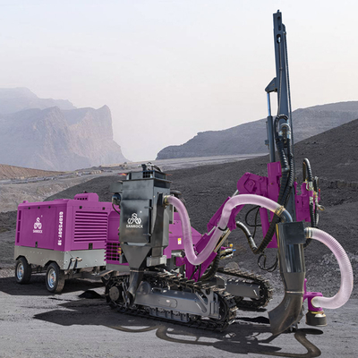 La fuerza de elevación de la plataforma de perforación de martillo hidráulica DTH 25KN Máquina de perforación de minería