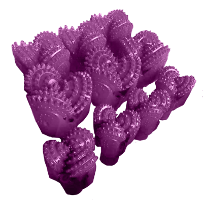 Perforación de roca de diamantes de caucho sellada con tricona de rodillo para la industria del petróleo y el gas