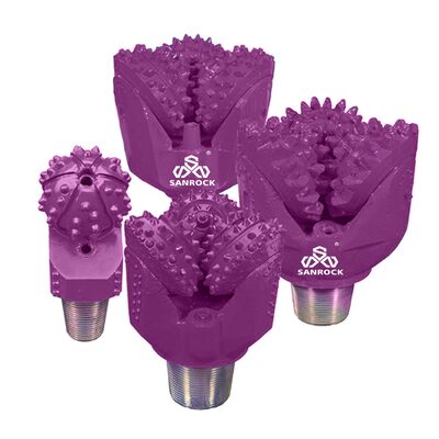 Bit de roca tricónica Formaciones duras medianas Alta velocidad de perforación rotativa de pozos de petróleo