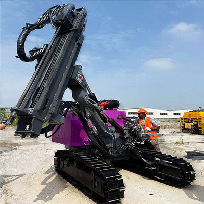 Crawler Drilling Rig Equipment Hard Rock Blast Hole Drilling Machine Top Hammer Drill Rigs