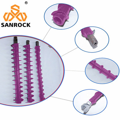 Auger Drilling Rod Mining Spiral Drill Rod Water Exploration Rock Drilling Twist Drill Pipe