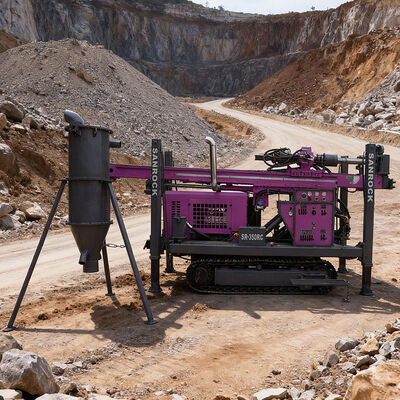 Máquina de perforación de núcleos de diamantes de circulación inversa, excavadora de perforación de ingeniería geológica