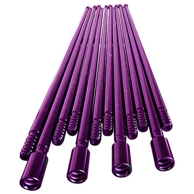 Varilla de acero roscada T38/T45/T51 para herramientas de perforación de rocas, alto rendimiento, varilla de perforación con martillo superior