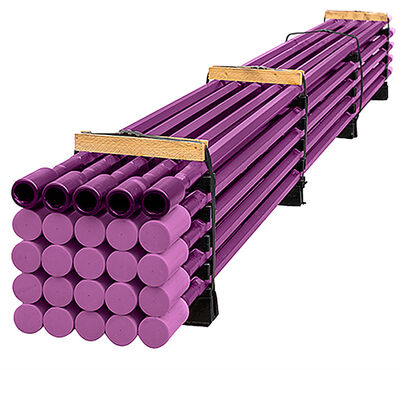 Varilla de acero roscada T38/T45/T51 para herramientas de perforación de rocas, alto rendimiento, varilla de perforación con martillo superior