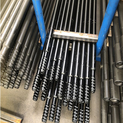 Pipa de perforación con rosca R22 R25 R28 R32 R38 T38 T45 T51 Rod de extensión de perforación de roca resistente al desgaste