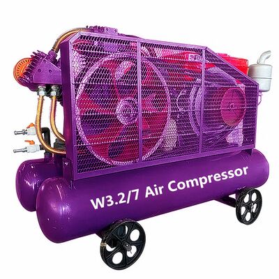 Compresor de aire de pistón industrial con 18,5kw/25hp de potencia, 3,2m3/min de suministro de aire y 7bar de presión de trabajo