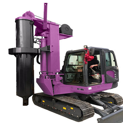 Máquina de perforación hidráulica giratoria de carreteras de ingeniería municipal de construcción Máquina de perforación portátil