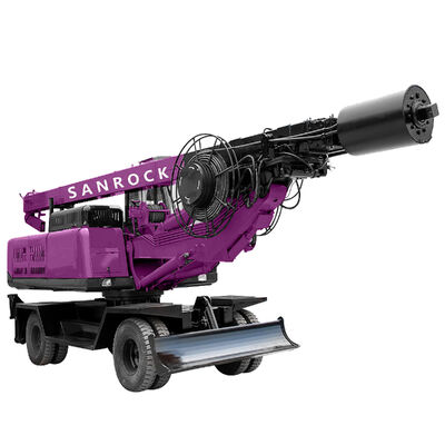 Instalaciones de perforación rotativas de impacto Proyectos de infraestructura Máquinas de construcción Instalaciones móviles de perforación