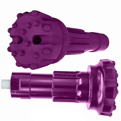 Perforación en roca dura Explotación de canteras Herramientas de perforación DTH 6 pulgadas Perforación con botón