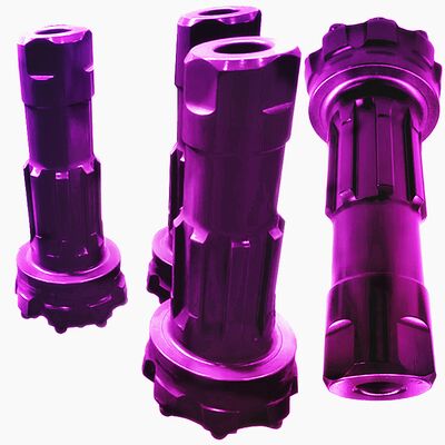 DTH martillos y botones de alto impacto de roca de perforación de bit tratamiento térmico de perforación de bit conjunto