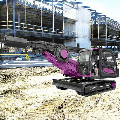 Máquina de pilotaje rotatoria Construcción de infraestructura Maquinaria de construcción Plataforma de perforación rotatoria móvil