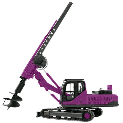 Crawler Rotary Drilling Rig Engineering Construction Foundation Hydraulic Borehole Drilling Machine