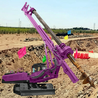 Máquina de pilotaje rotatoria Construcción de infraestructura Maquinaria de construcción Plataforma de perforación rotatoria móvil