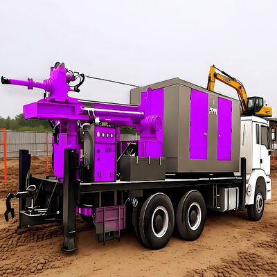Water Well Boring Machine Sustainable Ground Water Drilling Rig Truck Mounted Water Well Drilling Rig