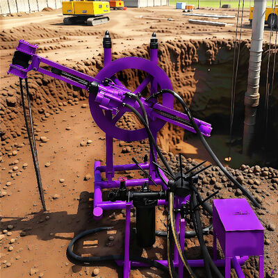 Máquina de perforación horizontal de dirección compacta de perforación DTH portátil Perforación hidráulica
