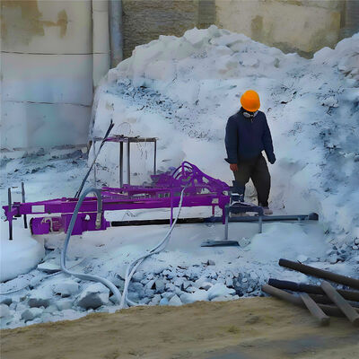Fabricante portátil de la plataforma de perforación DTH de la construcción de la fundación del esfuerzo de torsión los 3000N.m de la plataforma de perforación del agujero de ráfaga de la roca
