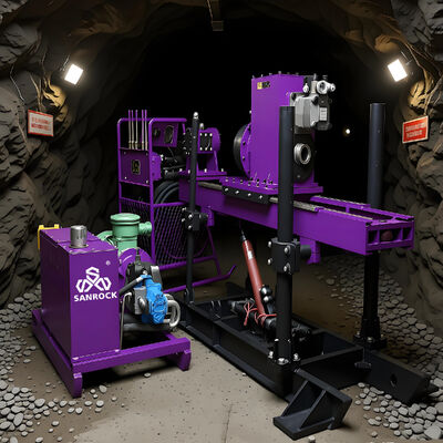 Máquina de perforación de núcleo de roca Máquina de perforación móvil geotécnica Máquina de exploración de túneles