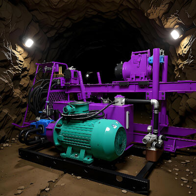Máquina de perforación de núcleo de roca Máquina de perforación móvil geotécnica Máquina de exploración de túneles