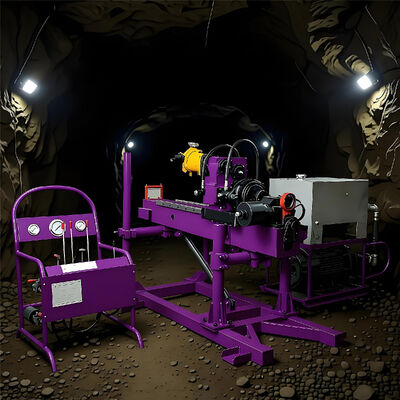 Máquina perforadora de núcleo Proyectos de minería Plataforma de perforación de muestra de túnel Equipo portátil de perforación de núcleo