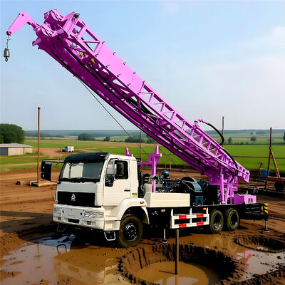 Water Well Drilling Rig With Mud Pump 400meter Deep Agricultural Irrigation Water Drilling Rig Machine