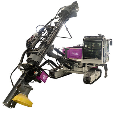 Diseño de cabina compacta Rig de perforación de rastreador de alta velocidad máquina de perforación de agujeros de explosión Minería Rig de perforación DTH