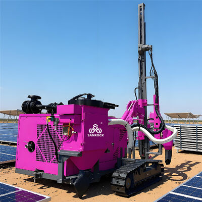 Pile Driver Construction Foundation Building Pile Drilling Machinery Portable Hydraulic Pile Driver Machine