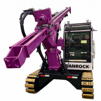 Screw Pile Driver Machine Alignment Control  Precision Depth Borehole 30m Solar Photovoltaic Pile Driver 