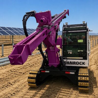 Pile Drilling Machinery Quick Switching Between Pile Driving Machine Foundation Construction Portable Pile Driver